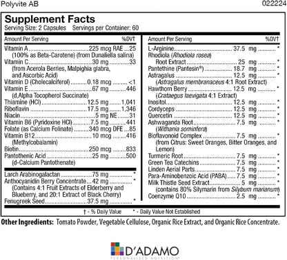 D'Adamo Personalized Nutrition - Optimal Health Stack (Blood Type AB)