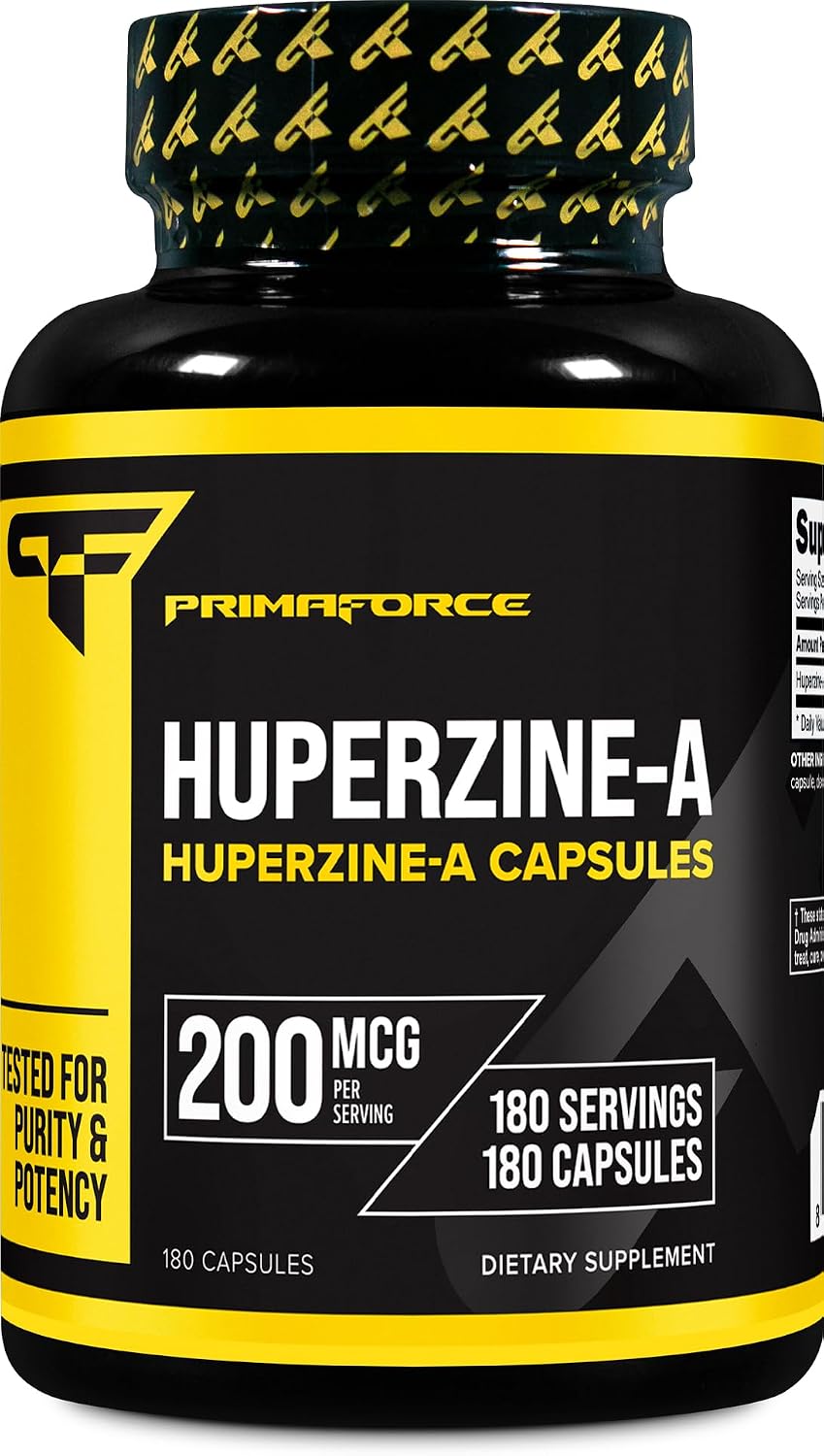 Primaforce Huperzine-A Capsules (180 Capsules, 200 mcg Per Serving) - görsel 1