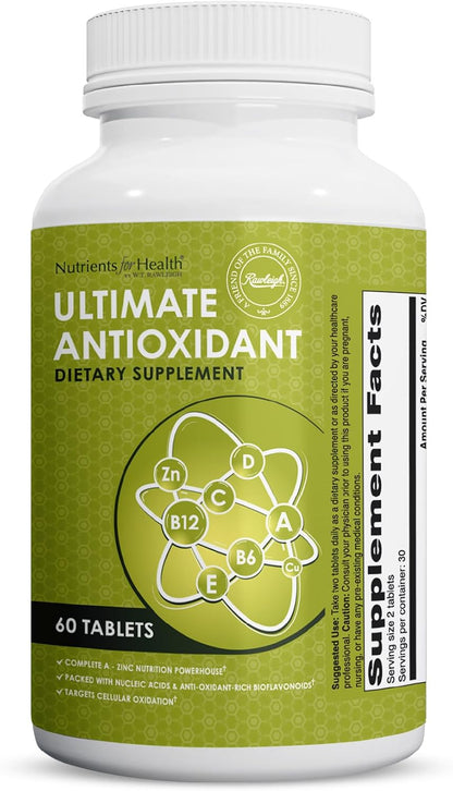 Rawleigh All-in-One Daily Nutrition Complex – Multivitamin with Antioxidants, Enzymes and CoQ10, 60 Caplets (30-Day Supply)