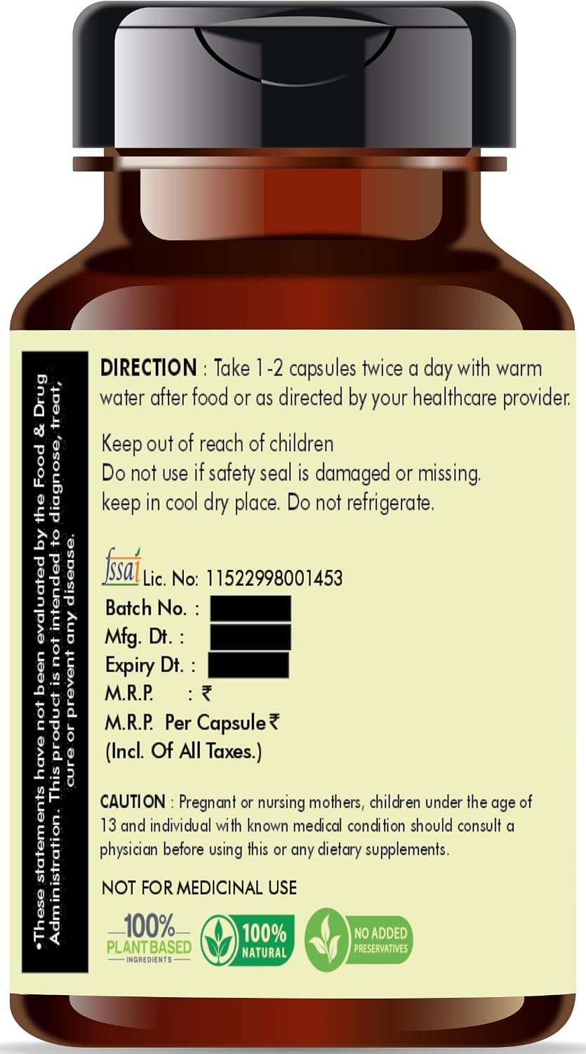 Guduchi Extract 500mg - 60 Vegetarian Capsules - görsel 8