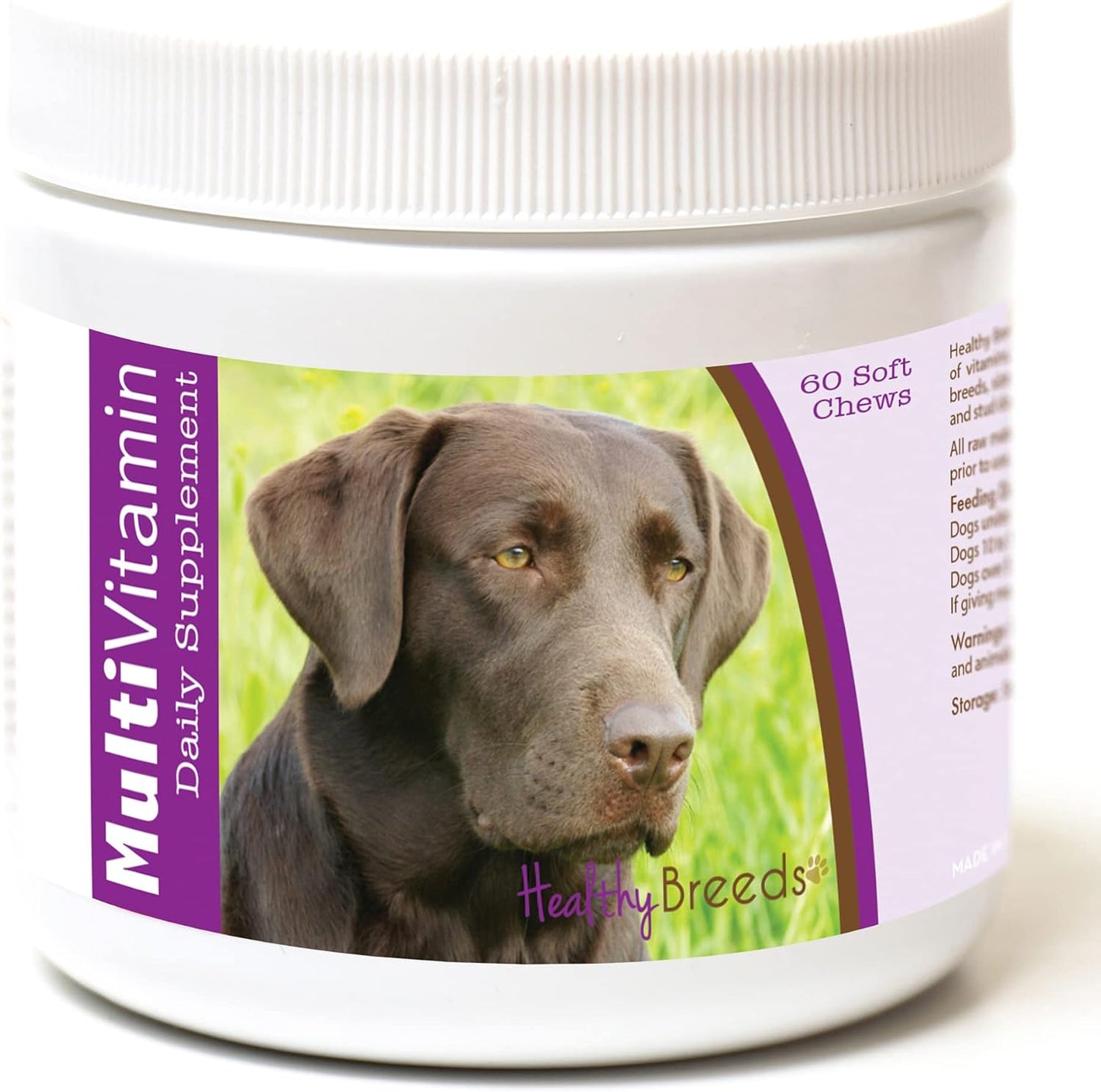 Healthy Breeds Labrador Retriever Multivitamin Soft Chews 60 Count - görsel 1