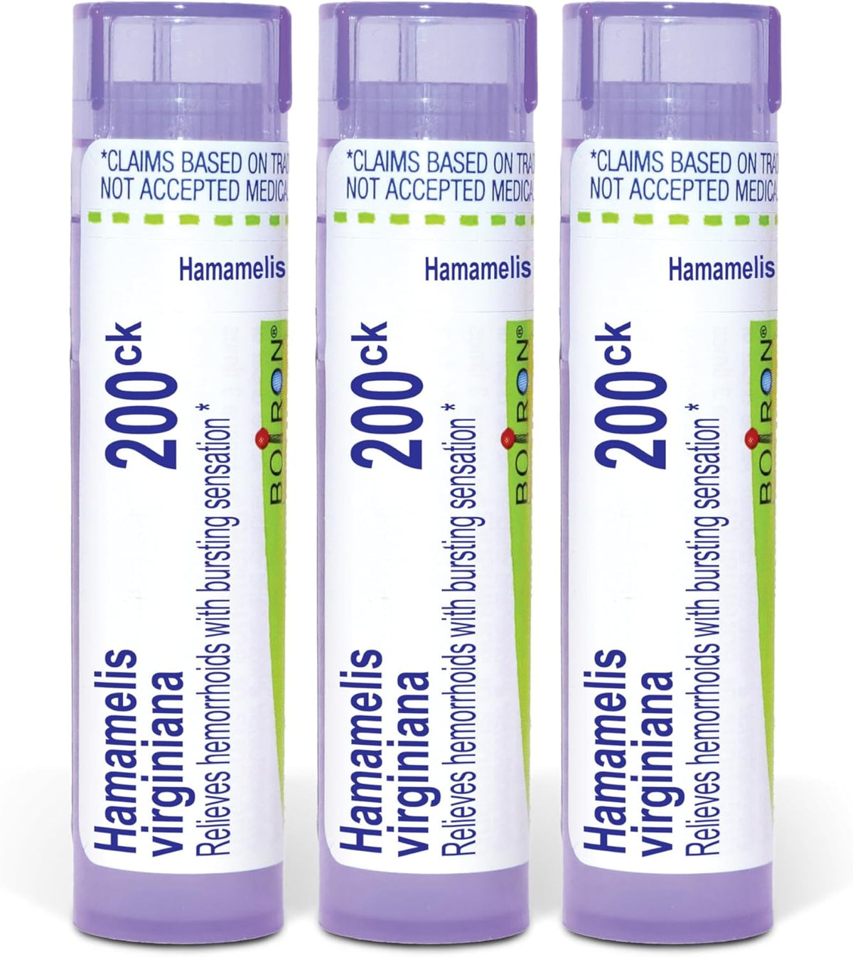 Boiron Hamamelis Virginiana 200ck Homeopathic Medicine for Haemorrhoids, Pack of 3 (240 Pellets) - görsel 1