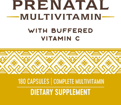 Nature's Way Prenatal Multivitamin with Folate, 180 Capsules