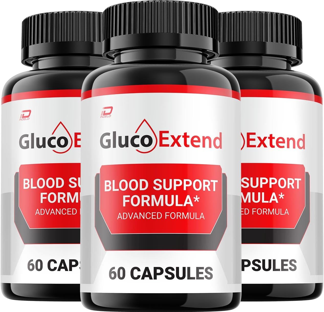 Gluco Extend Capsules - Advanced Food Supplement, All-Natural Formula (3 Pack, 180 Capsules) - görsel 1