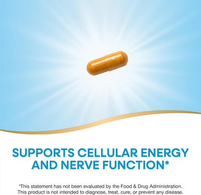 Nature's Way B-Stress Formula, Contributes to Normal Energy-Yielding Metabolism and Nervous System Function, with Vitamin C, B12, B6 & More, Gluten Free, 100 Vegan Capsules