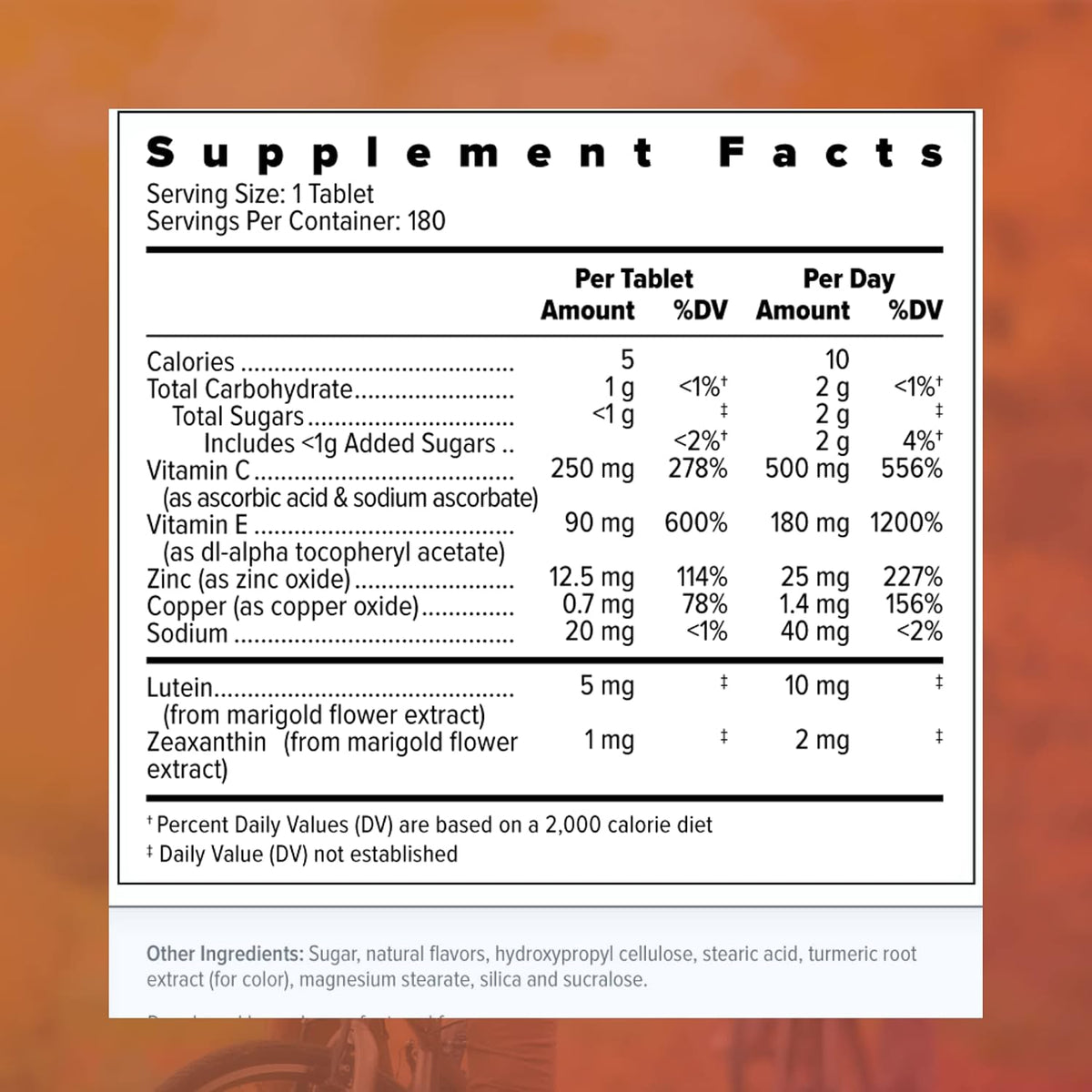 Focus Select AREDS2 Based Chewable Eye Vitamin and Mineral Supplement – 180 Chewable Tablets (90 Day Supply) - görsel 3