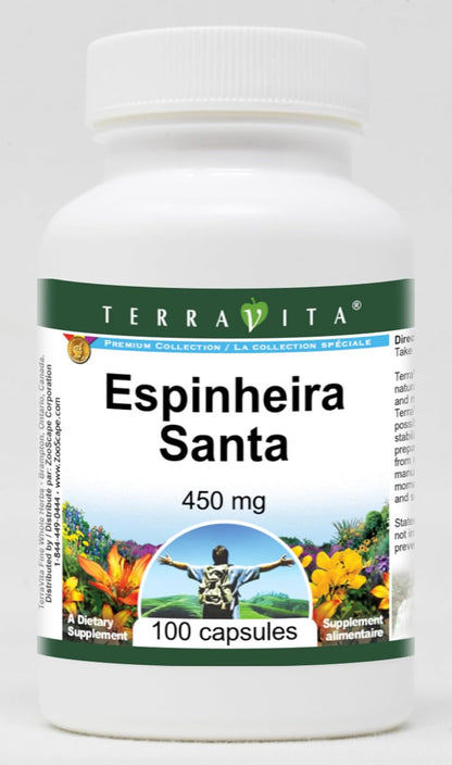Espinheira Santa - 450 mg (100 Capsules)
