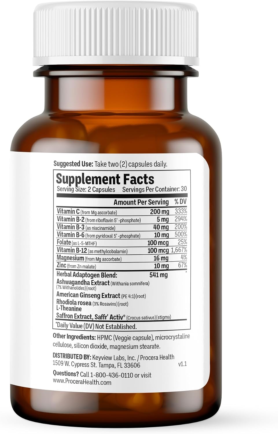 Procera Mood Support - 60 Capsules - görsel 2