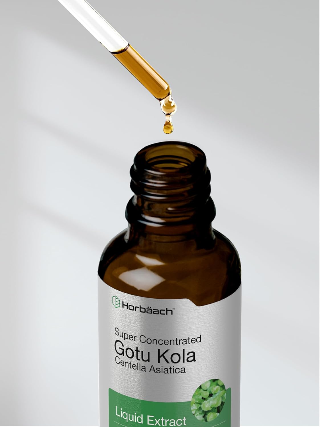 Horbäach Gotu Kola Extract - Alcohol Free Liquid Supplement, 60 ml - görsel 8