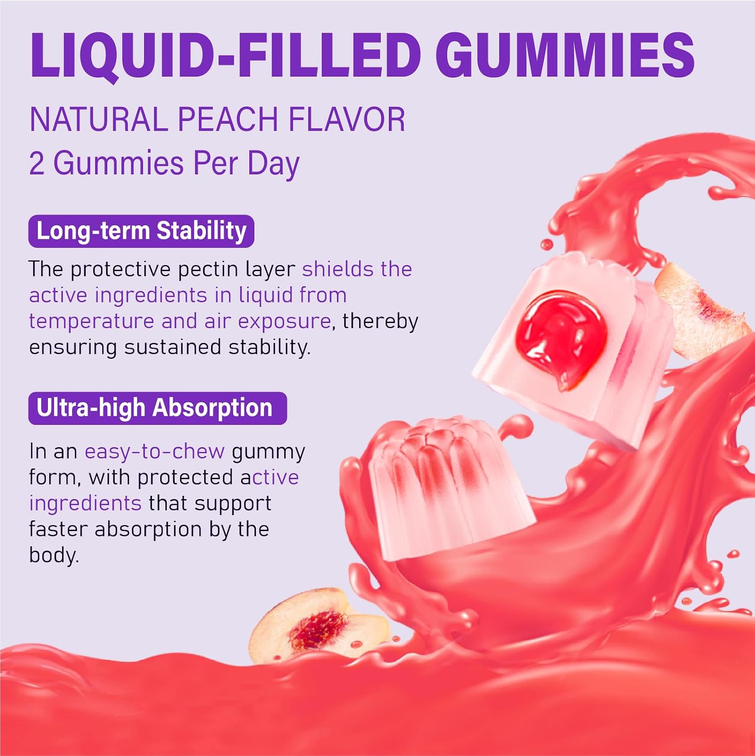 Women's Multivitamin Gummy for Age 50 and Over – Chewable Multi Vitamin with A, C, D3, E, K2 and B Complex - görsel 7