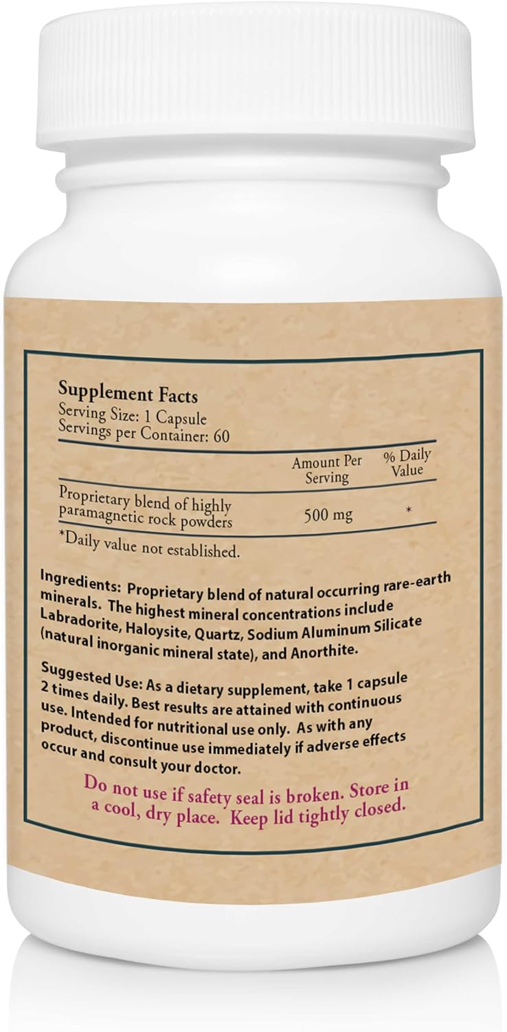 Aulterra Enhance: Support for Modern Environmental Challenges - Proprietary Blend of Paramagnetic Minerals, 60 Capsules - görsel 2
