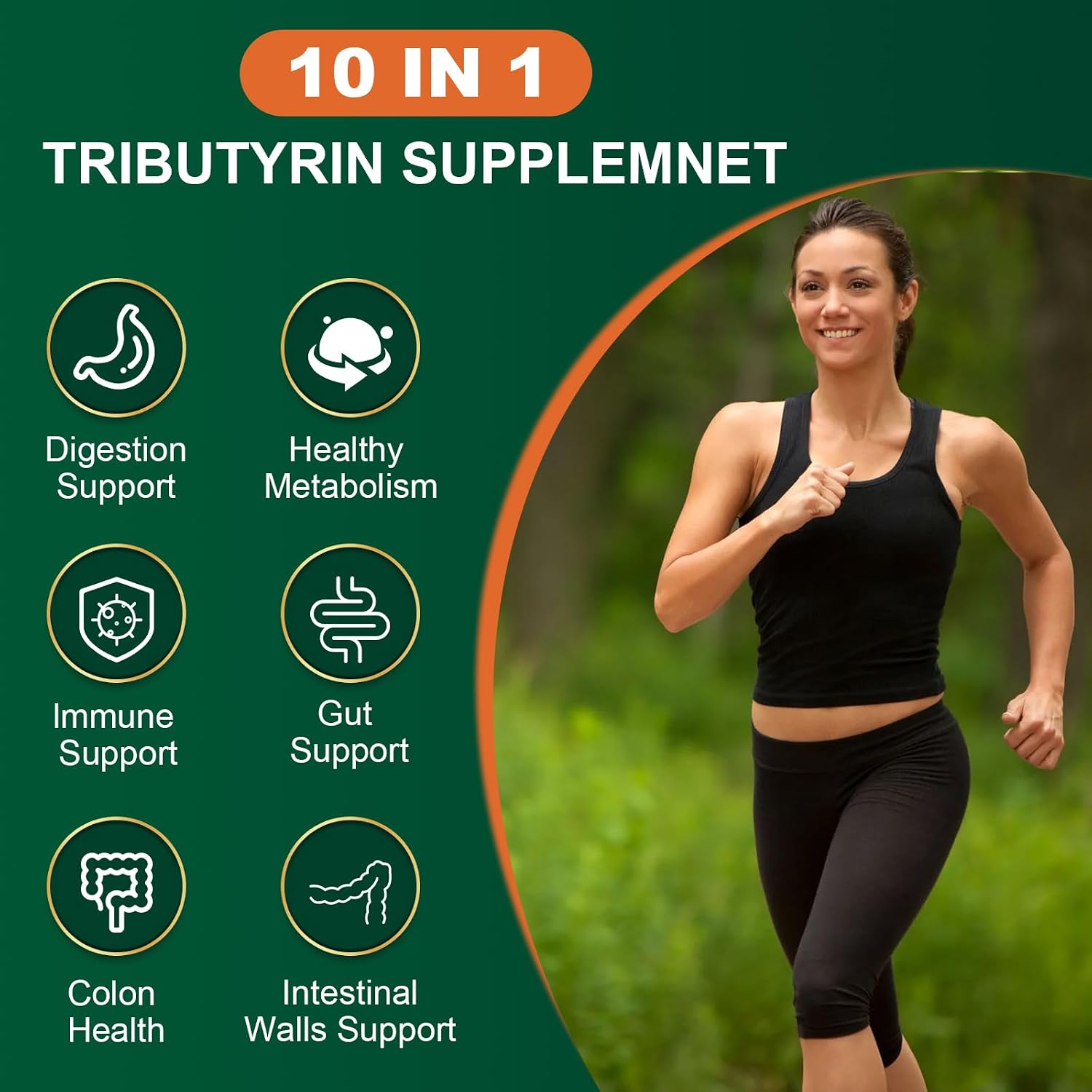 VITACRLLYNMN Tributyrin Supplement – Butyrate Precursor for Gut Barrier Support - görsel 5