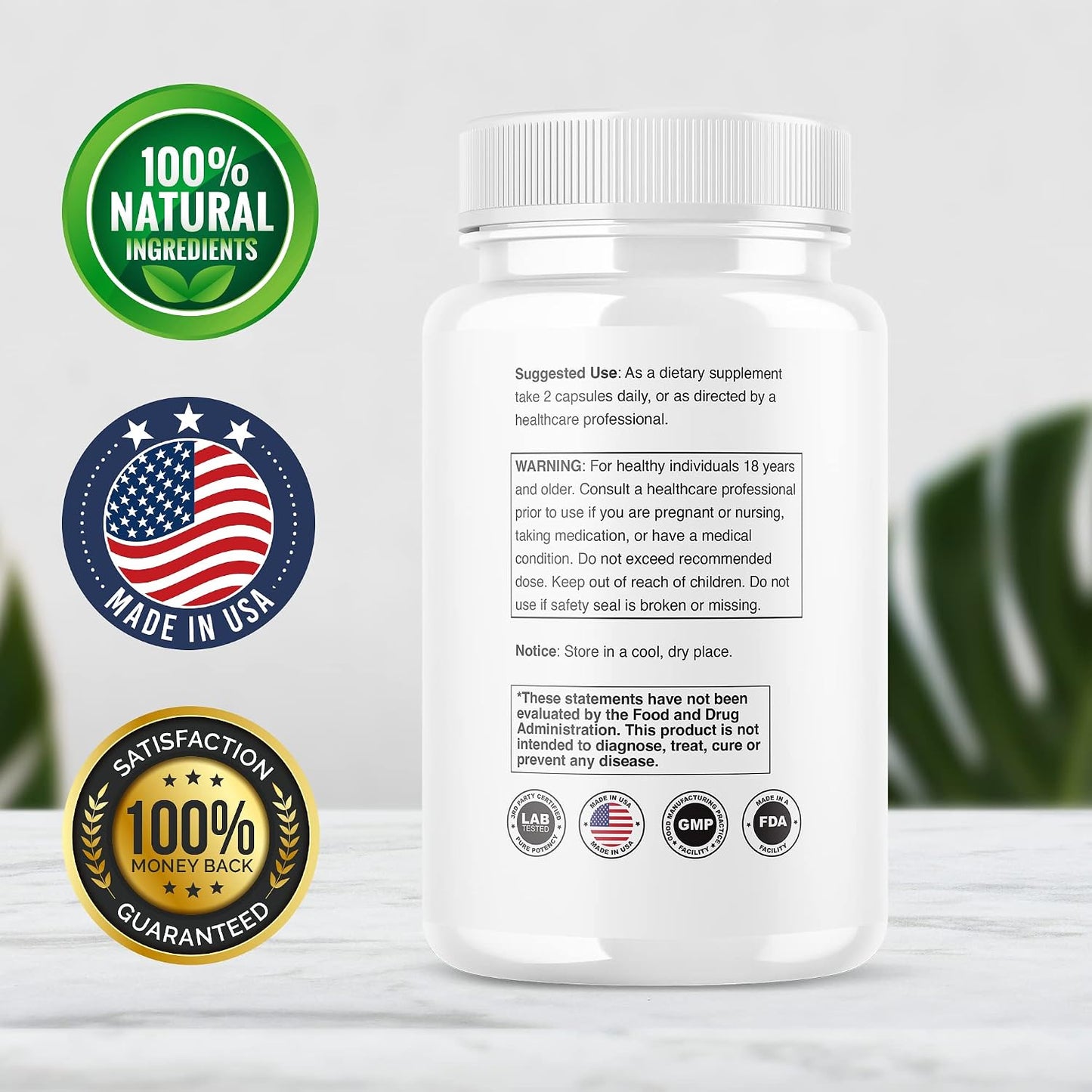 Neurotonix Memory Supplement - Official Formula - Neuro Tonix Memory Capsules for Focus and Memory, Neurotonix Brain Supplement, Neuro Tonix Advanced Formula Maximum Strength (120 Capsules) - görsel 2