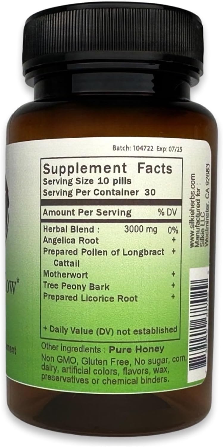 Silkie Excessive Flow Supplement – Hormonal Balance Support, Regulates Your Cycle, Boosts Energy + Wellbeing, 300 Count - görsel 2