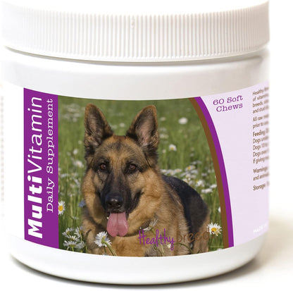 Healthy Breeds German Shepherd Multivitamin Soft Chews - 60 Count
