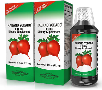 Rabano Yodado De El Salvador 237 ml Food Supplement 2-Pack