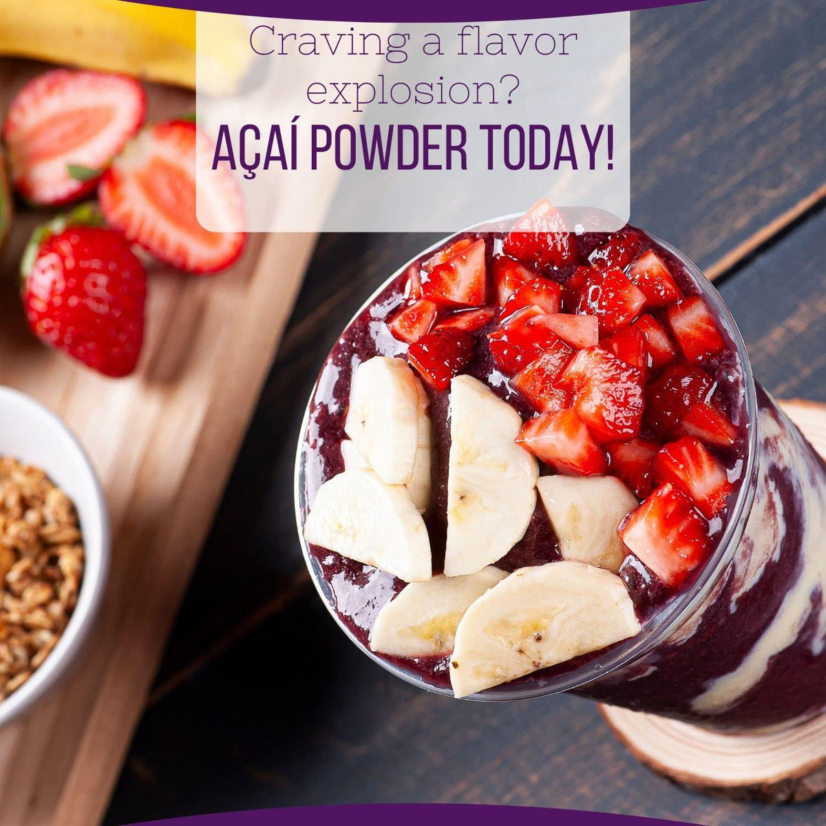 AKI Acai Powder - Non-GM, Vegan Friendly & Gluten-free (150 g / 5.30 oz) - görsel 5