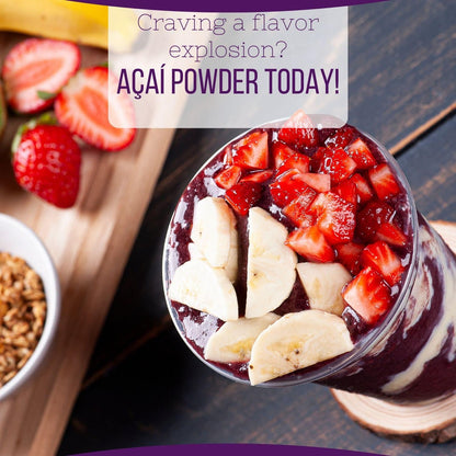 AKI Acai Powder - Non-GM, Vegan Friendly & Gluten-free (150 g / 5.30 oz)