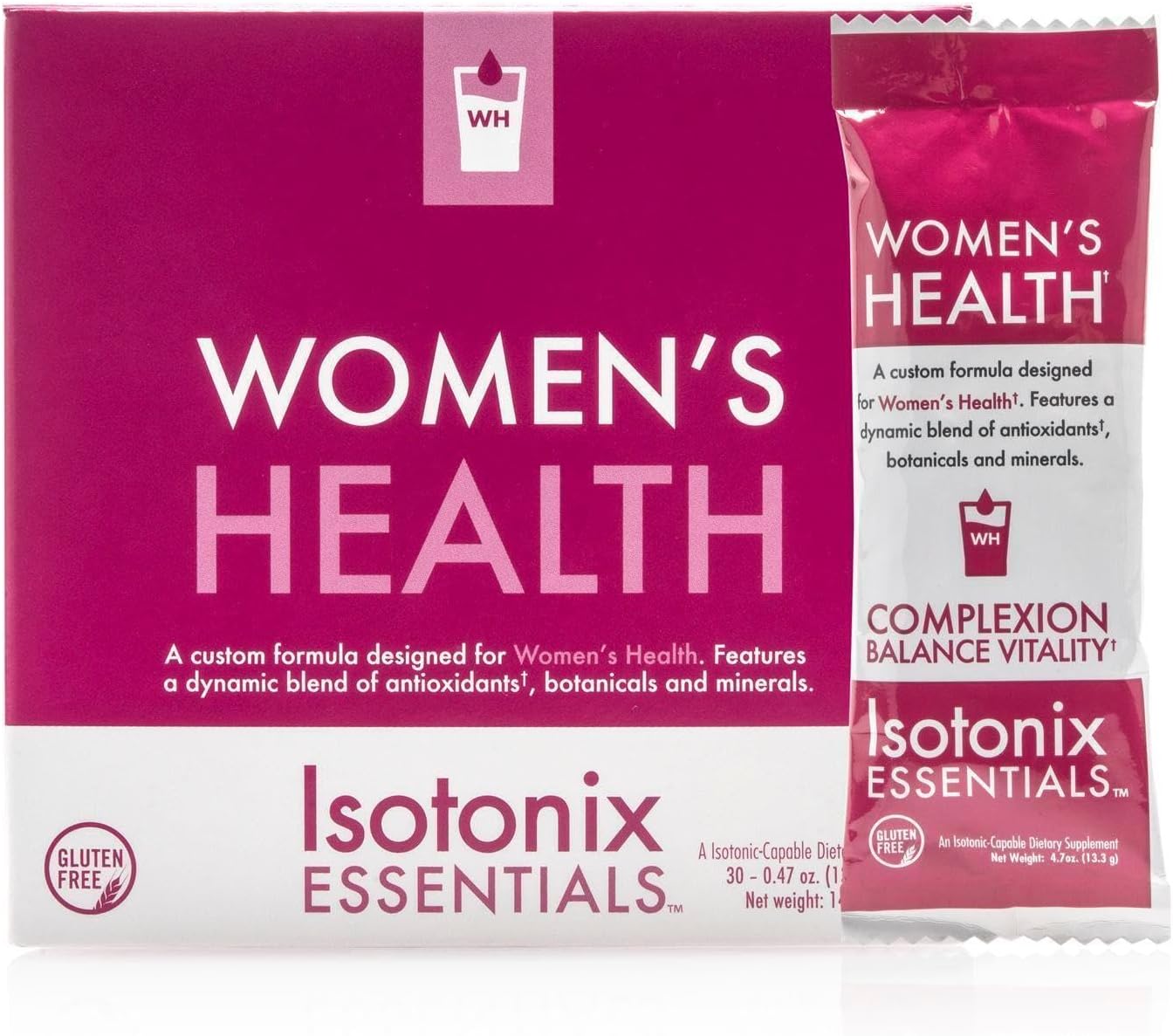 Isotonix Essentials Women's Health Multivitamin Powder – B Vitamins, Iron & Pycnogenol, Isotonic Packets, 30 Servings - görsel 2