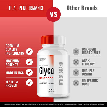 Glycogen Balance Pro Advanced Blood Formula Capsules – Maximum Strength, Natural Healthy Circulation & Stable Levels (60 Capsules)