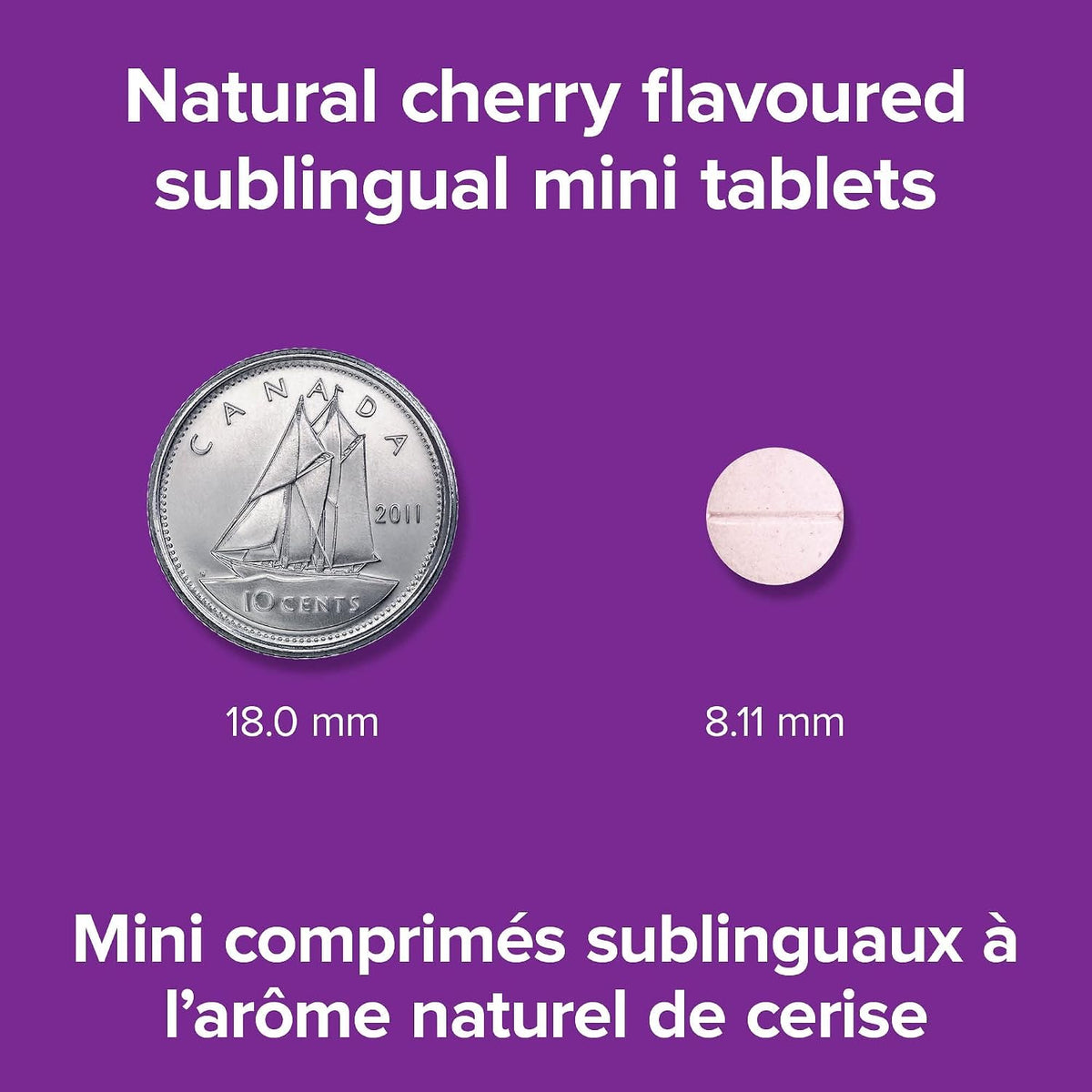 Webber Naturals Vitamin B12 (Methylcobalamin) Sublingual Tablets, Natural Cherry Flavour, 120 Tablets - görsel 5