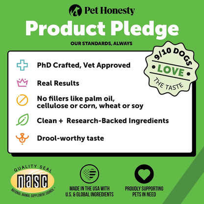Pet Honesty Dog Probiotic Powder with Digestive Enzymes and Prebiotics - Pumpkin Flavour, 90 Scoops