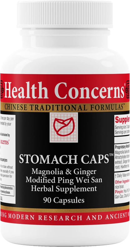 Health Concerns Stomach Caps – Digestive Support & Gut Health – 90 Capsules