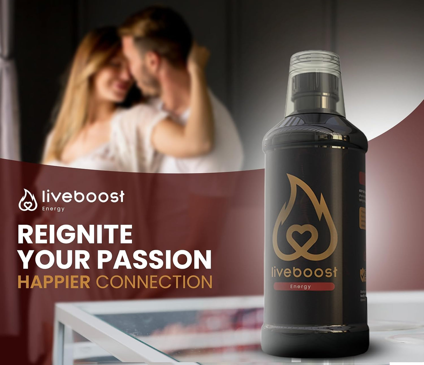LIVEBOOST Fast Acting Liquid Supplement for Men and Women - Natural Ingredients, Supports Energy and Circulation, 480ml - görsel 5