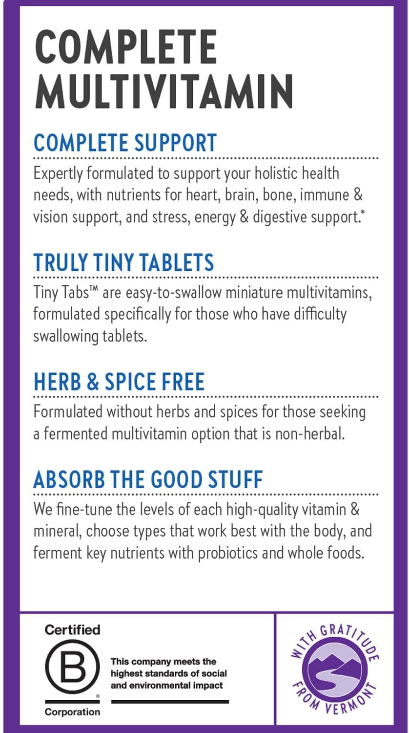 New Chapter Tiny Tabs Multivitamin - 192 Tablets - görsel 8