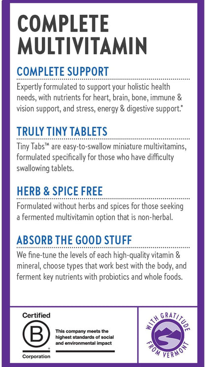 New Chapter Tiny Tabs Multivitamin - 192 Tablets
