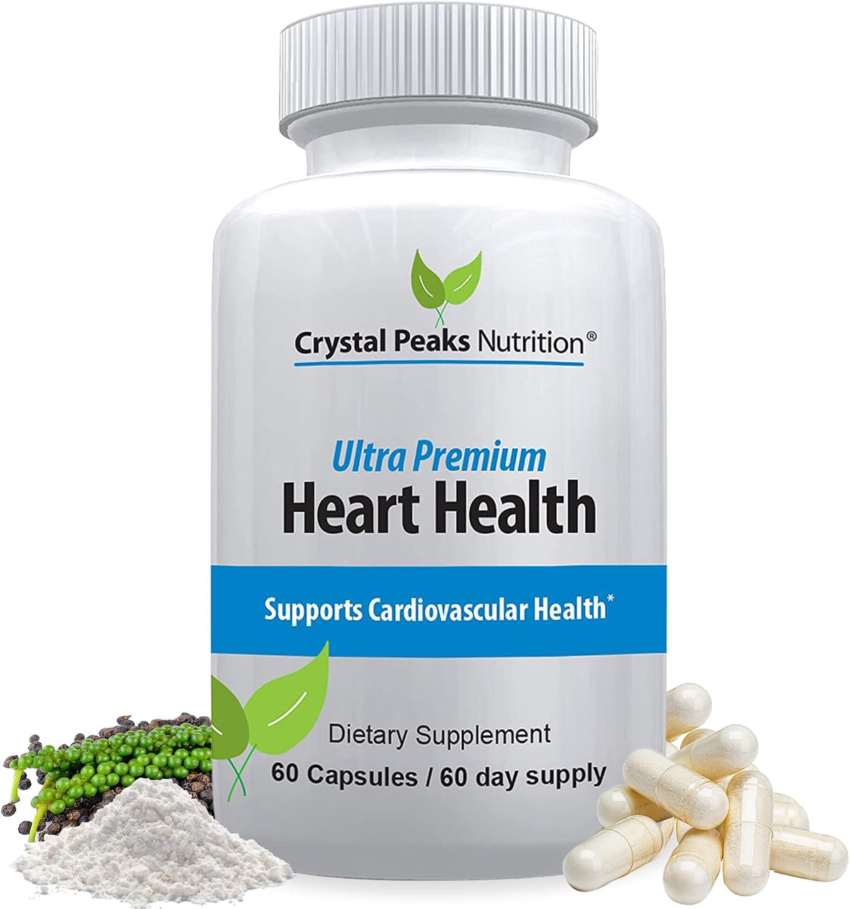 Ultra Premium Heart Support – Vitamin K2, D3 and Calcium – for Normal Circulation & Bone Health - görsel 1