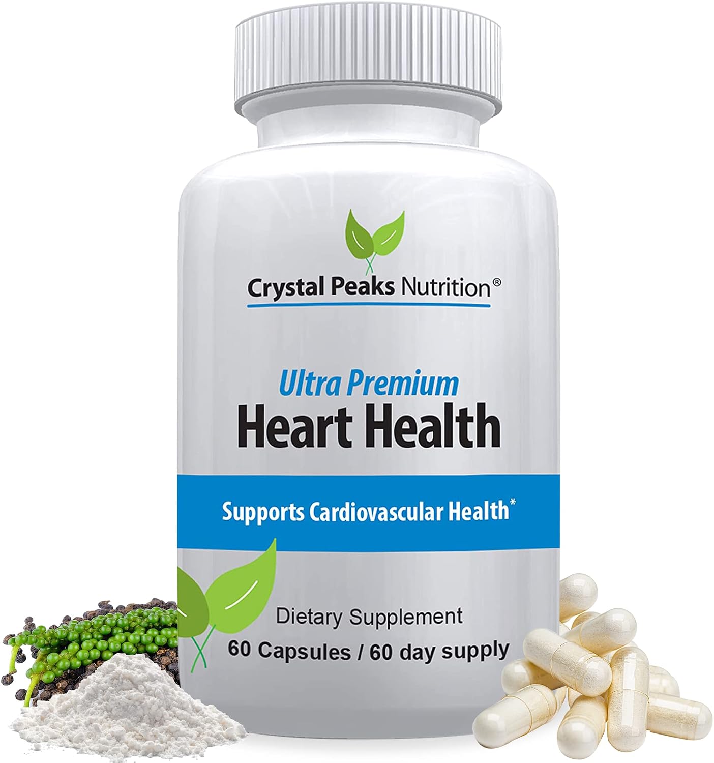 Ultra Premium Heart Support – Vitamin K2, D3 and Calcium – for Normal Circulation & Bone Health - görsel 1