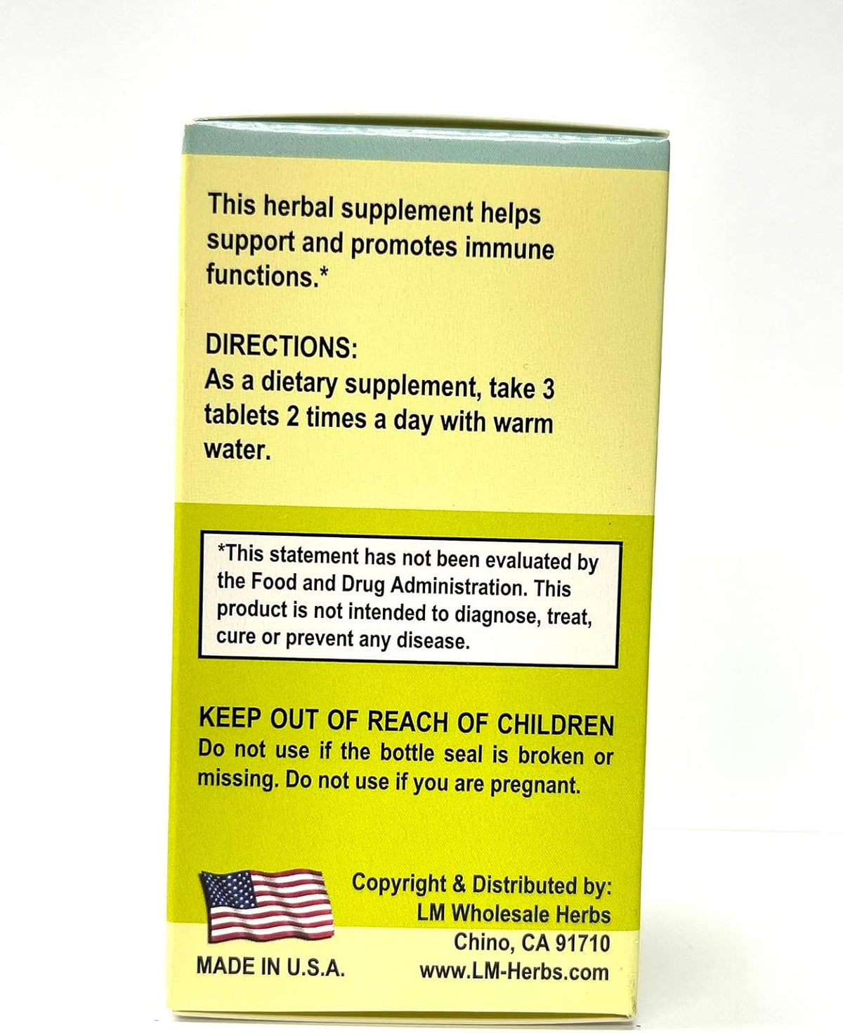 Forsythia Combo Herbal Supplement for Immune Support 500mg 60 Tablets Made in USA - görsel 3