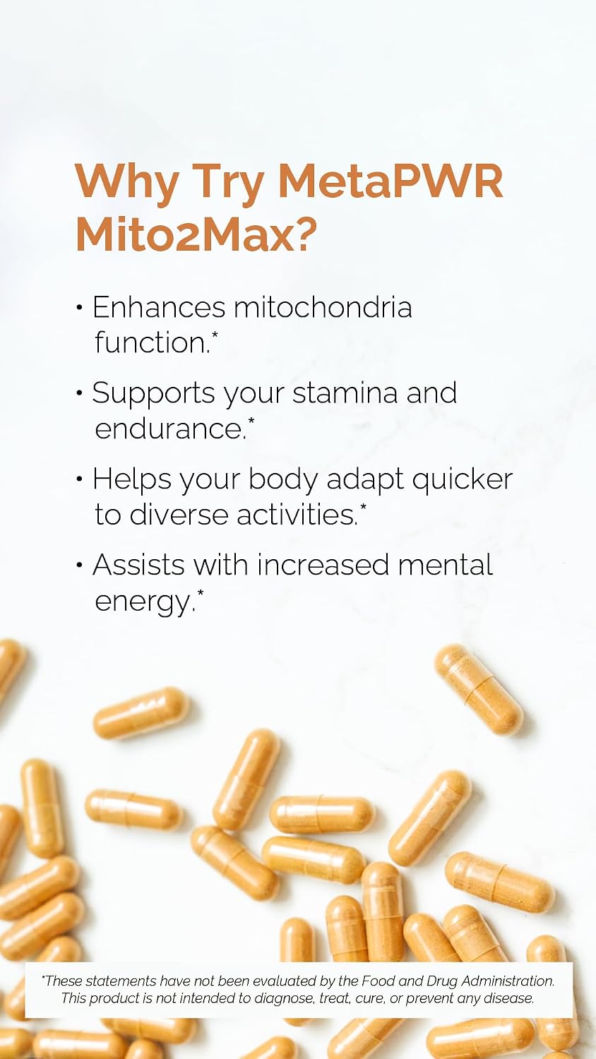 doTERRA MetaPWR Mito2Max Energy Supplement - 60 Capsules - görsel 4