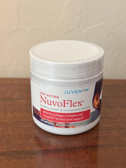 Juvenon NuvoFlex Joint Support Food Supplement with Glucosamine, Chondroitin, Vitamin K, B, and FruiteX-B (30 Capsules)