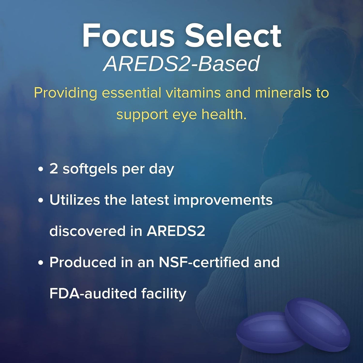 Focus Select AREDS2 Based Eye Vitamin-Mineral Supplement - görsel 1