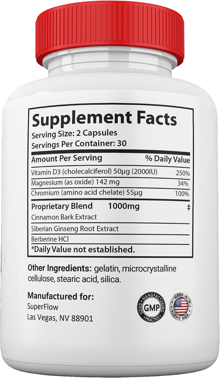 (2 Pack) Super Flow Blood Support Capsules, SuperFlow Glycogen Pills All Natural Supplement, 2-Month Supply - görsel 4