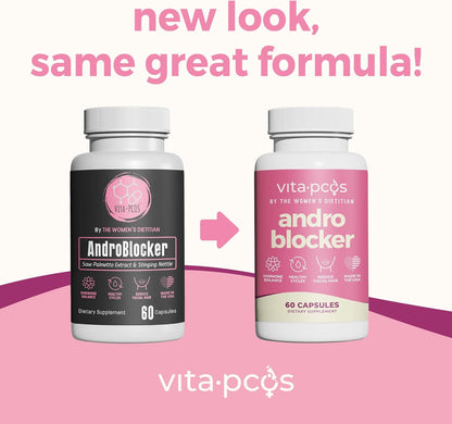 AndroBlocker 8-in-1 Women's Supplement with Inositol & Zinc – 60 Capsules