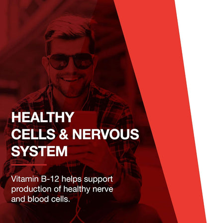 Protocol For Life Balance Liquid B-12 5,000mcg – Nervous System Support with B Vitamins – Dairy Free & Vegan – 118 ml