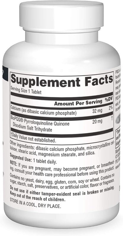 Source Naturals PQQ Mind - 60 Tablets