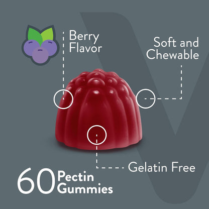 Viteey Vitamin B6 Gummies | Energy, Nerve & Mood Support - 100mg, Vegan, Gluten-free - 60 Gummies