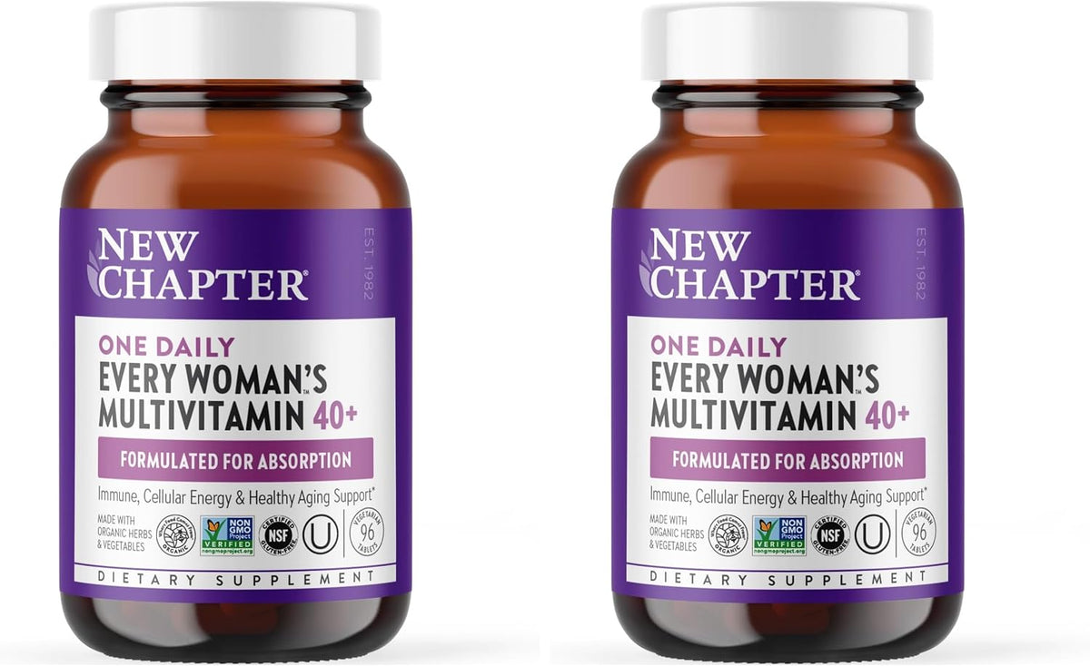New Chapter Every Woman’s One Daily 40+ - Multivitamin for Women - Formulated to Support Immune, Bone, Hormone & Cellular Energy Health* - Non-GMO, Gluten-Free, Dairy-Free, Vegetarian & Kosher - 72 Tablets - görsel 9