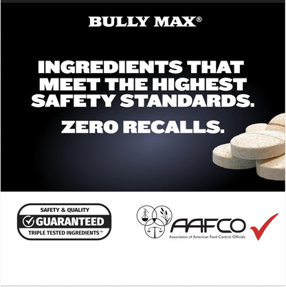 Bully Max 2-in-1 Muscle Builder & Multivitamin for Dogs, 30 Chewable Tablets