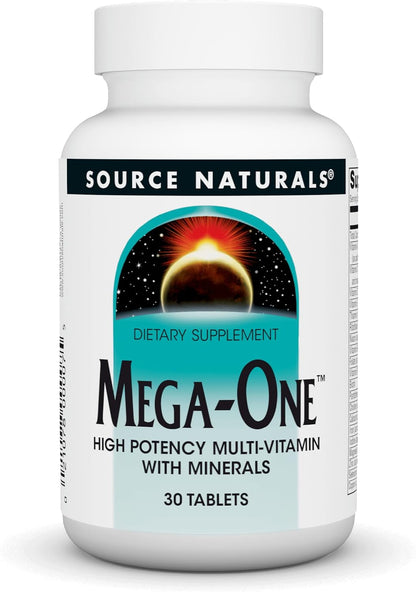 Source Naturals Mega-One Multivitamin with Minerals - 30 Tablets