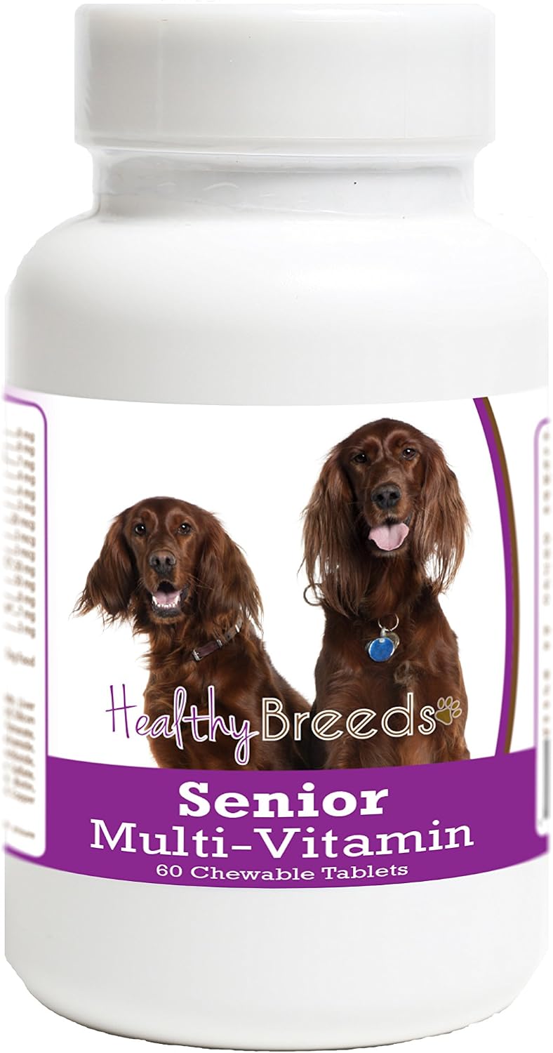 Healthy Breeds Irish Setter Senior Dog Multivitamin Tablets, 60 Count - görsel 1