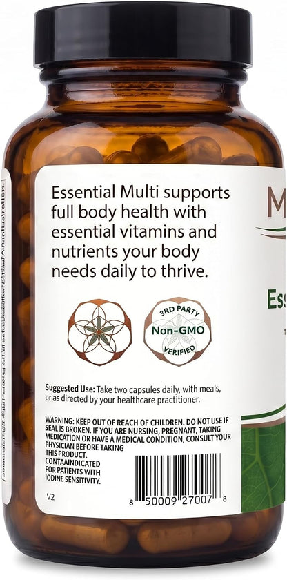 MD Prescriptives Essential Multi (Delayed Release) - Multivitamin Mineral Complex - 120 Capsules