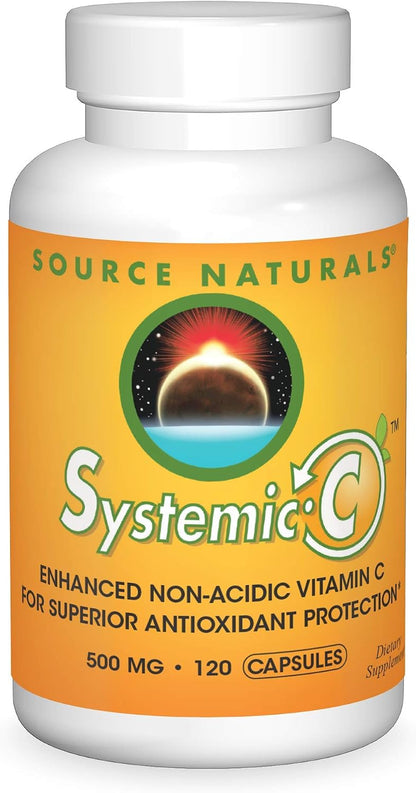 Source Naturals Systemic C, 500 mg - 240 Capsules