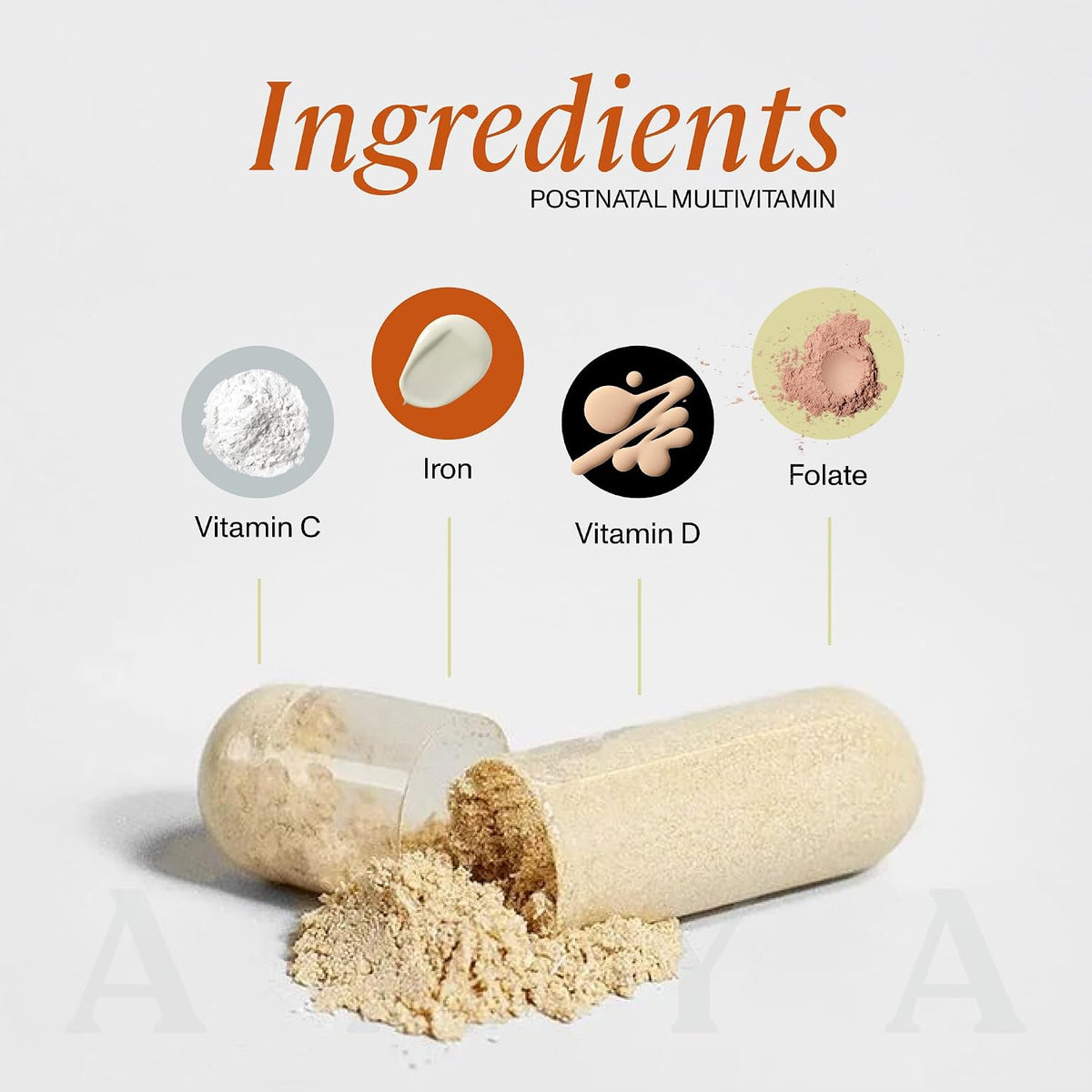 ANYA Postnatal Multivitamin for Breastfeeding Women - 30 Capsules - görsel 4