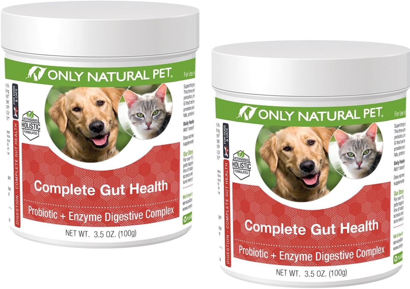 Only Natural Pet Complete Gut Health Complex – Probiotics & Digestive Enzyme Supplement for Dogs and Cats (99 g Powder) - görsel 9