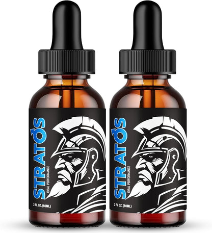 Stratos Drops – Official Liquid Male Enhancement Supplement (2 Pack)